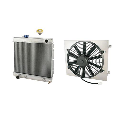 aluminum radiator fabrication parts|universal aluminum radiator with fans.